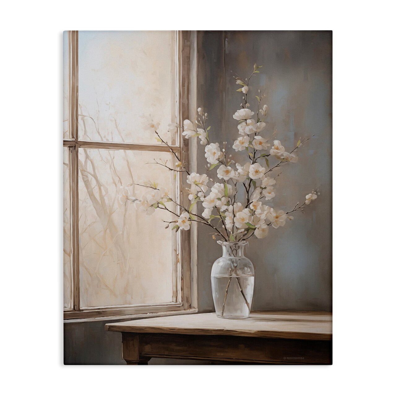 Stupell Industries Spring Arrangement Windowsill Canvas Wall Art Design by Arlington Prints